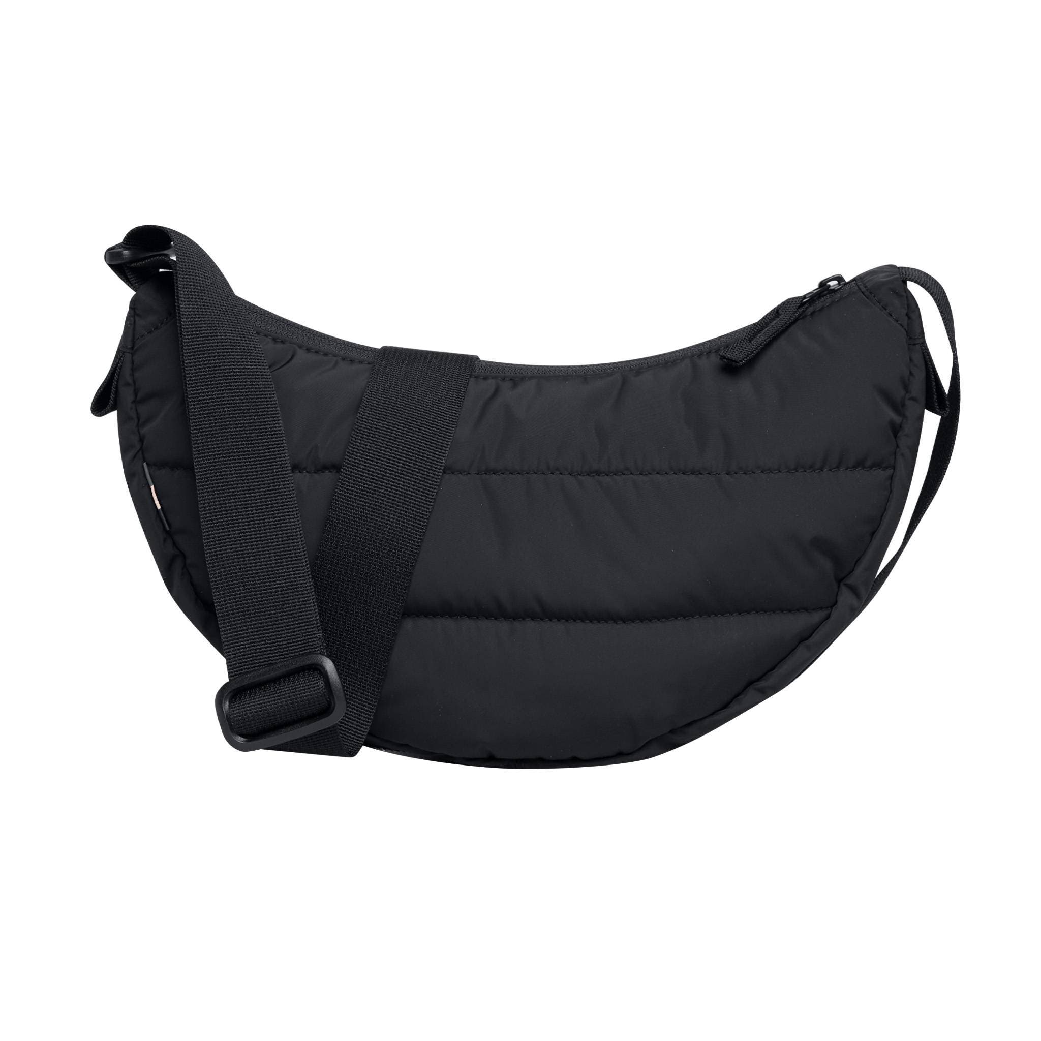 PUFFER MOON BAG SMALL, Alternate, color, BLACK MONOCHROME