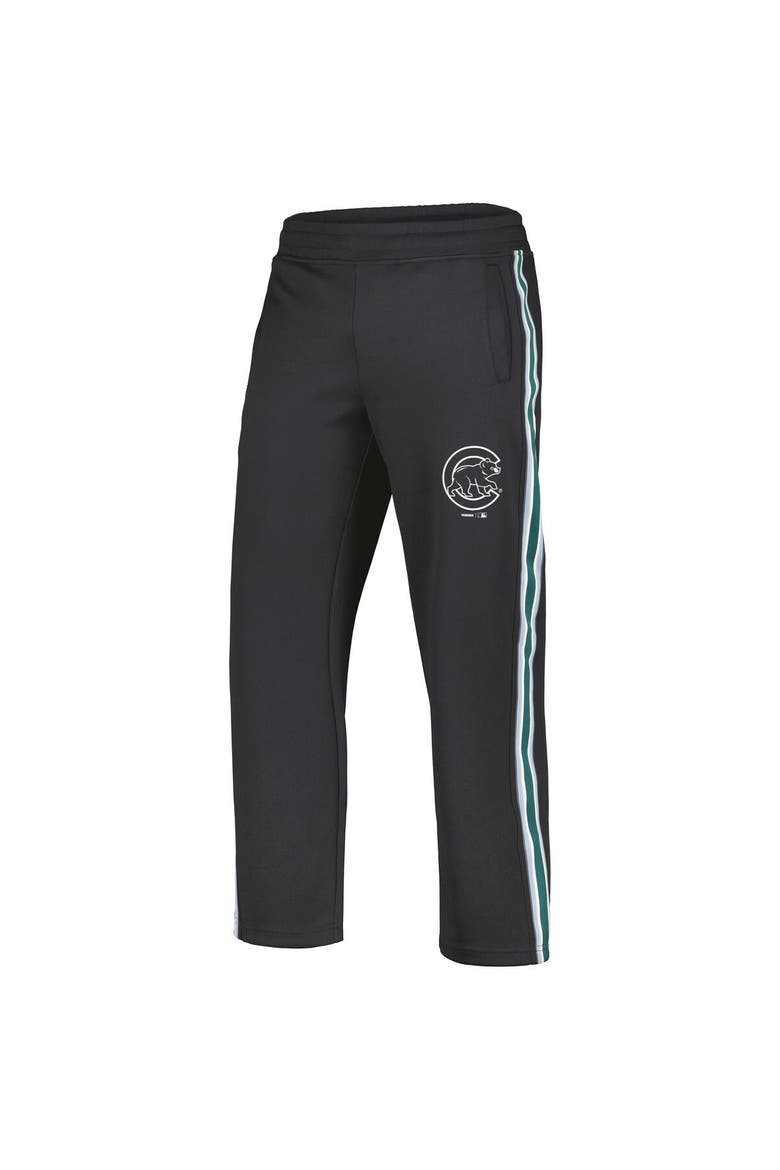 Men's PLEASURES Black Chicago Cubs Ballpark Track Pants, Alternate, color, Black