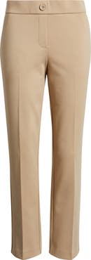 AK ANNE KLEIN Straight Leg Pull-On Pants