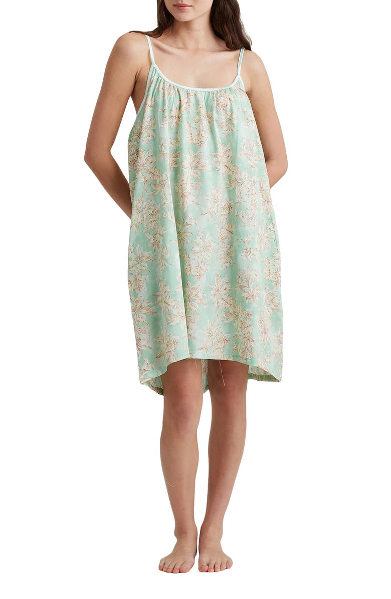 Papinelle Bridget Strappy Cotton Nightgown, Main, color,
