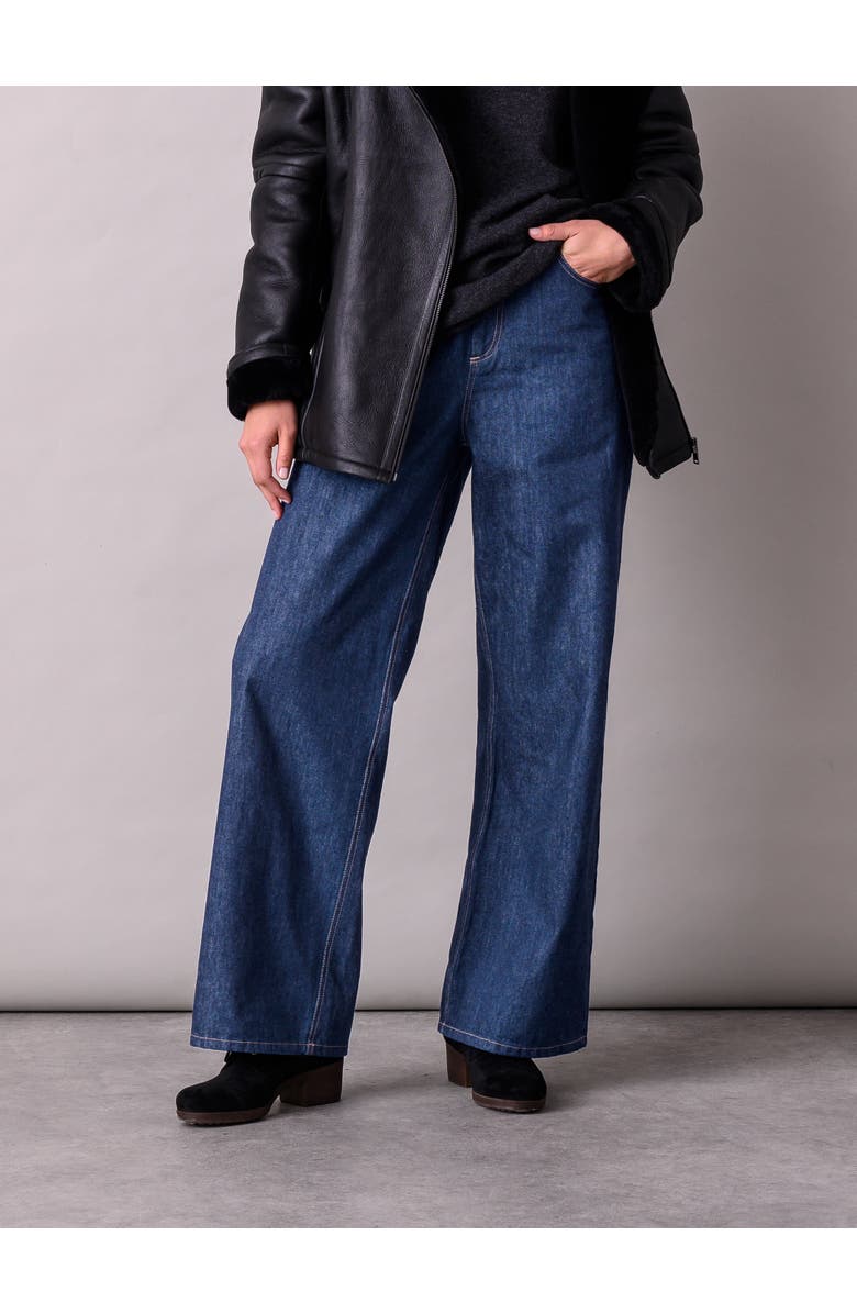 Celtic
Co. Wide Leg Jean, Main, color, Indigo Mid Wash