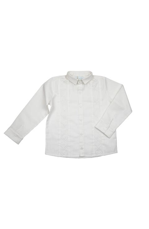 Long Sleeve Guayabera Shirt