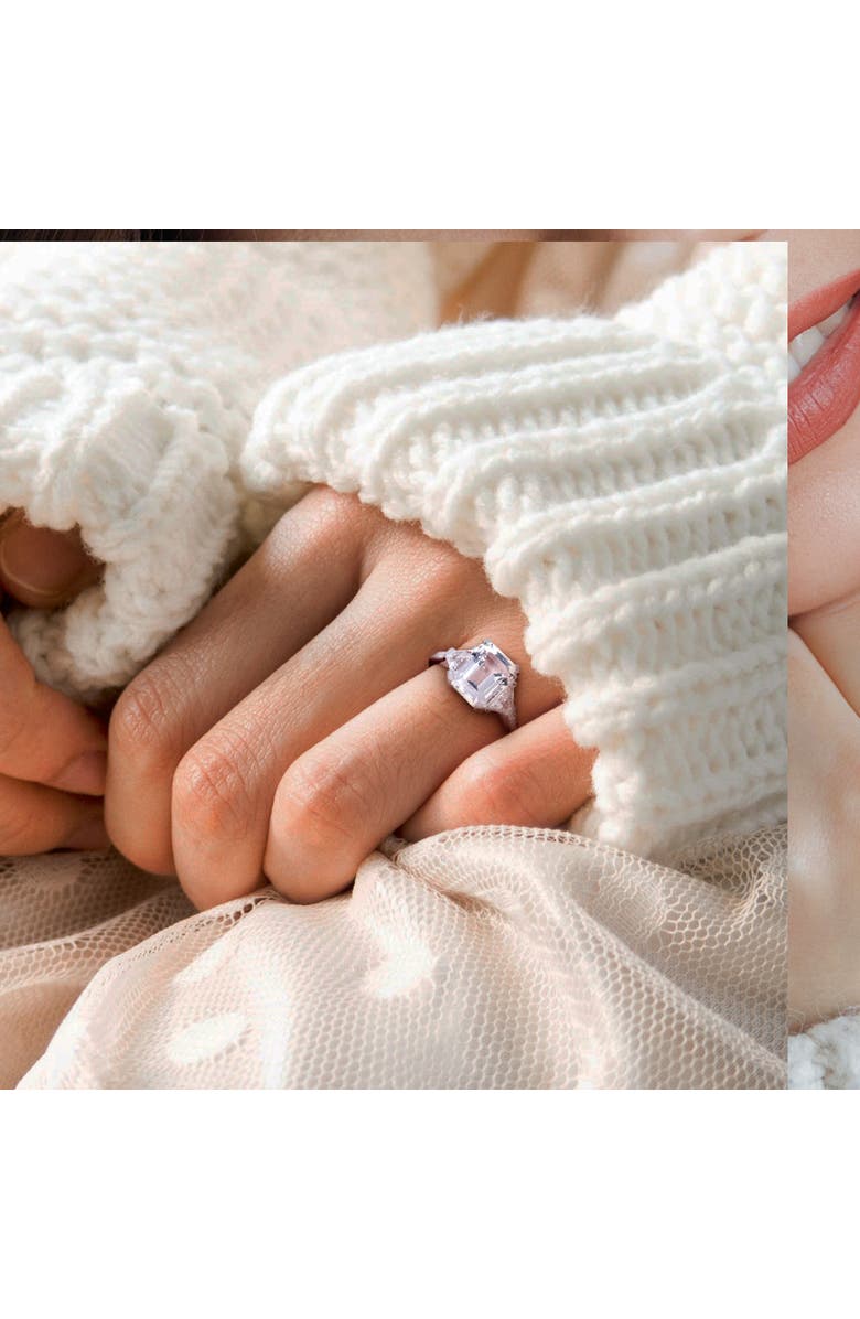 Julianna B. White Topaz & Diamond Estate Ring, Alternate, color, Sterling Silver