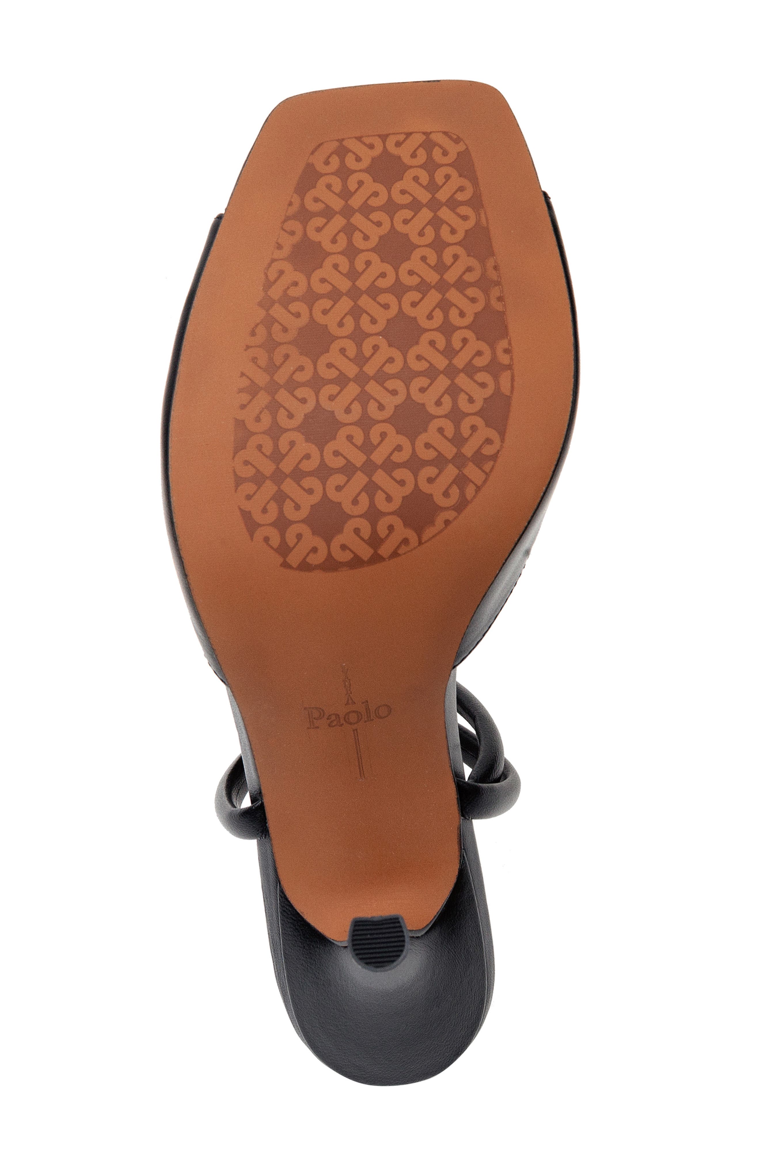 Linea Paolo Heather Ankle Strap Sandal, Alternate, color, Black