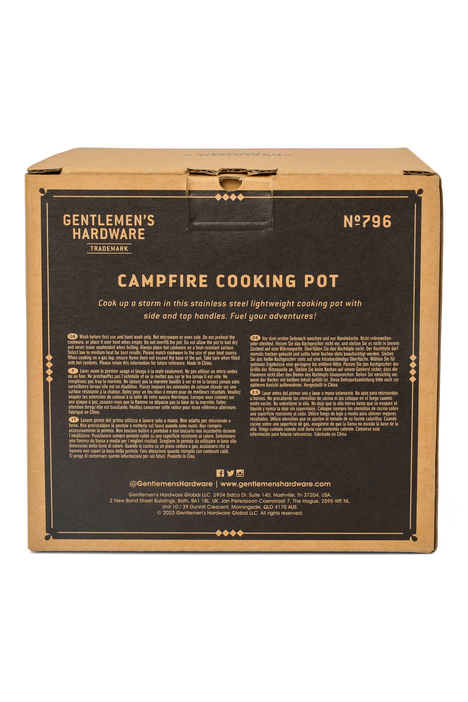 Pot One Currant Color Code Gentlemen's Hardware Campfire Cooking Pot | Nordstromrack