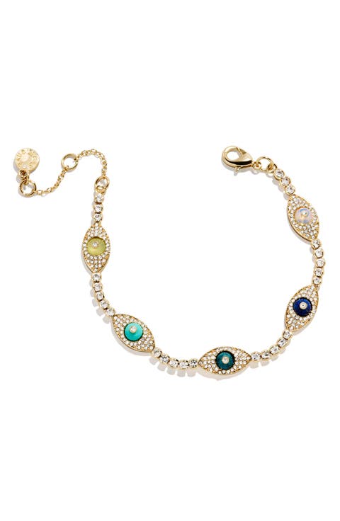 Iris Evil Eye Tennis Bracelet
