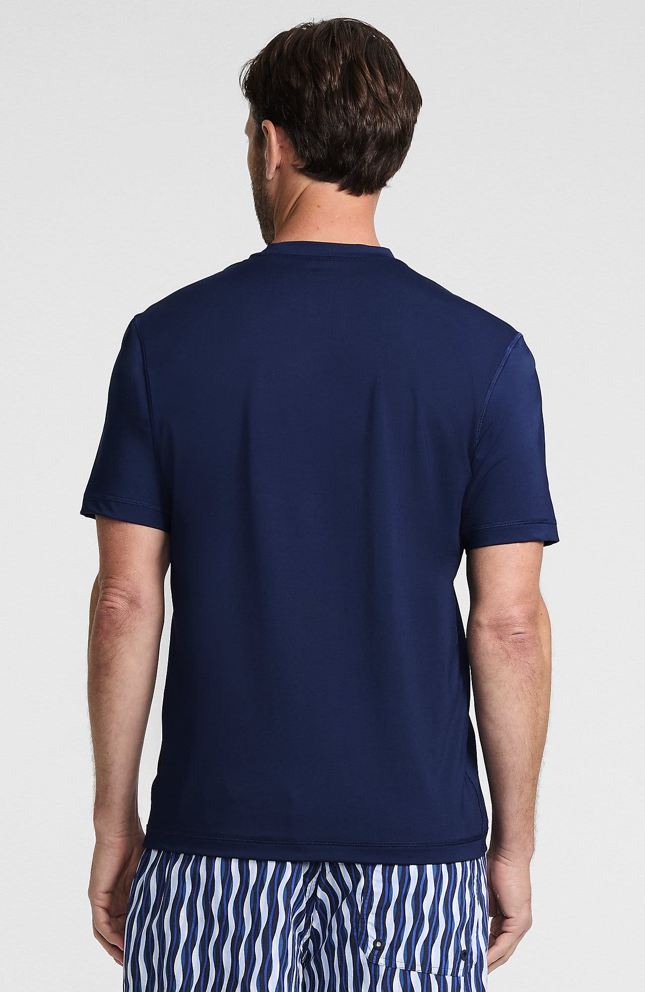Lands' End Short Sleeve Swim Tee Rash Guard (Men) | Nordstrom