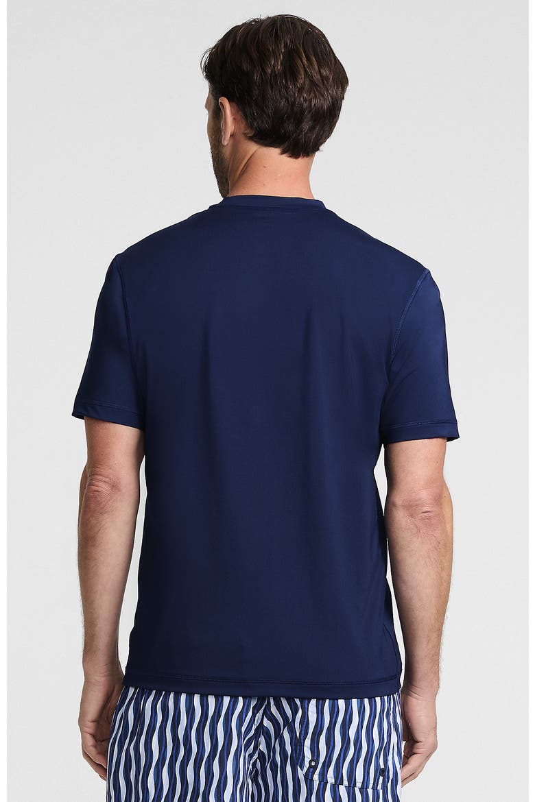Short Sleeve Swim Tee Rash Guard, Alternate, color, Deep Sea Navy