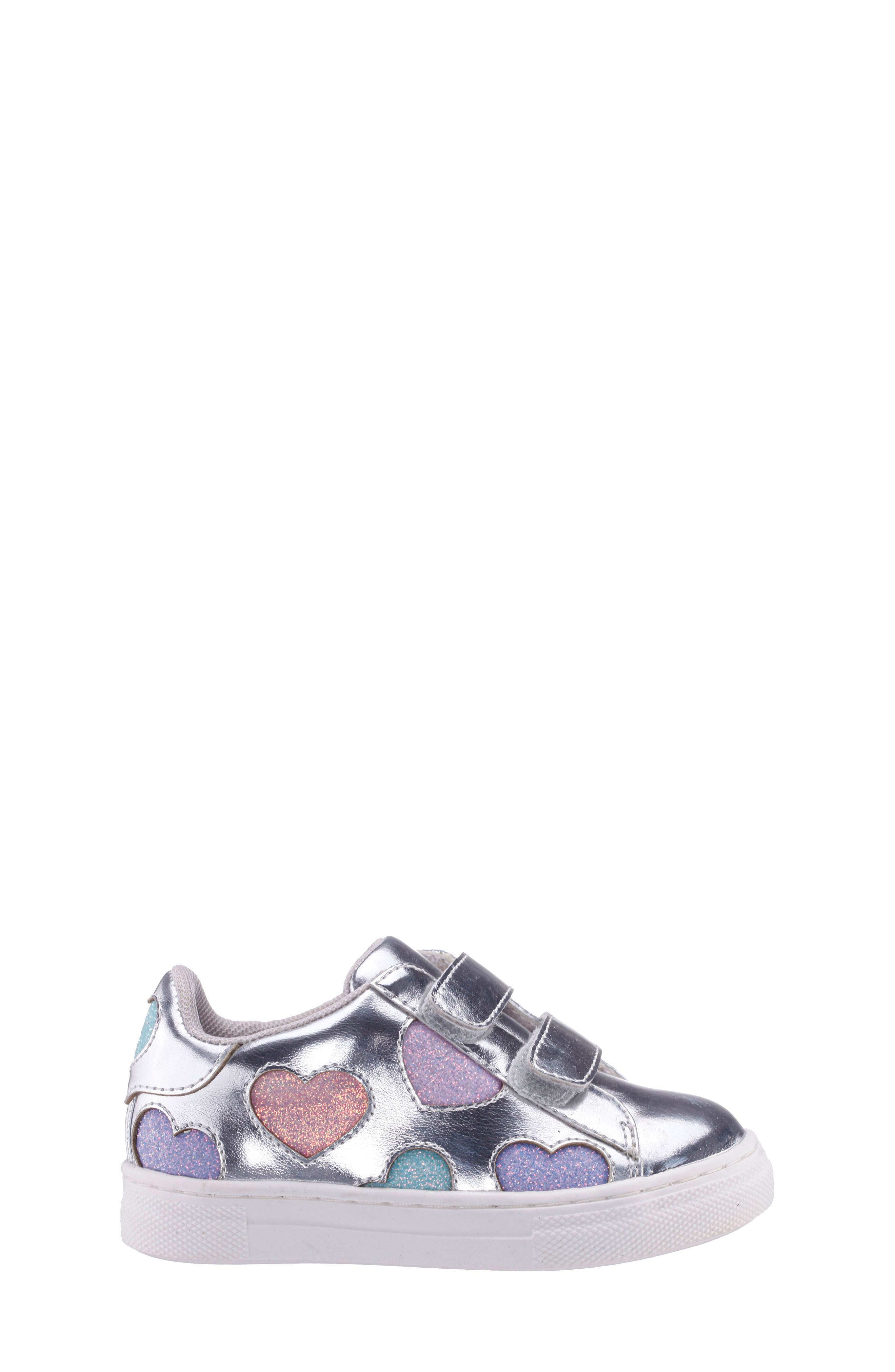 Kids Esti Sneaker, Alternate, color, SILVER METALLIC