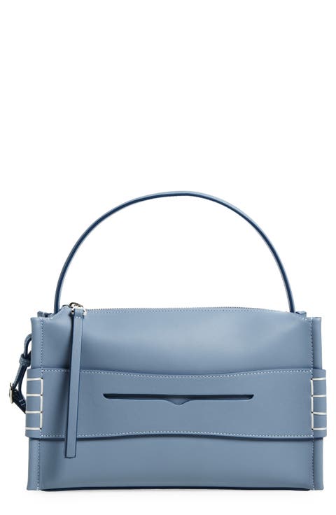 Loafer Leather Top Handle Bag