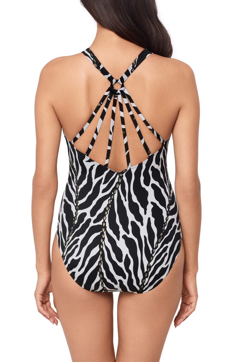 Magicsuit<sup>®</sup> Sand Tracks Drew Strappy One-Piece Swimsuit, Alternate, color, 