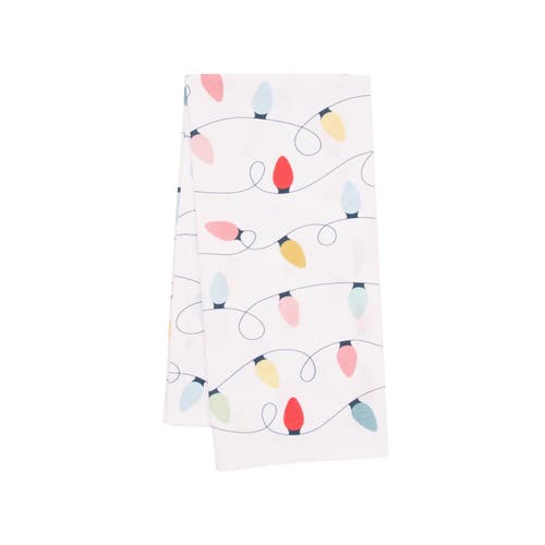 Carol & Frank Boho Christmas Tree Lights Towel In Multi