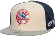 Mitchell & Ness Men's Mitchell & Ness Cream/Gray New York Yankees Yankee Stadium 50th Anniversary Homefield Fitted Hat