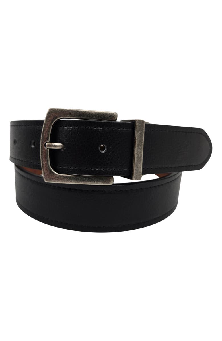 Vince Camuto Reversible Leather Belt, Main, color, Black/ Tan
