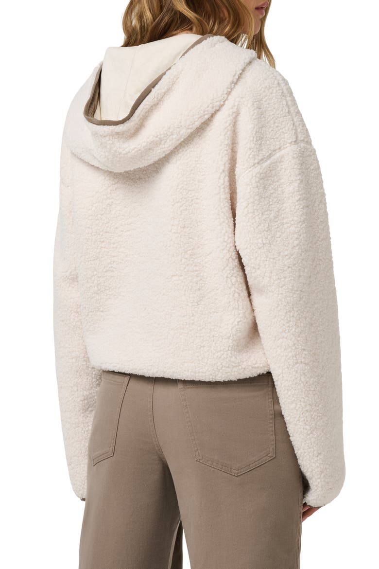 Huddle Full Zip Fleece Hoodie, Alternate, color, EGGNOG
