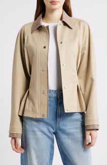 BOSS JIlima Stretch Cotton Jacket