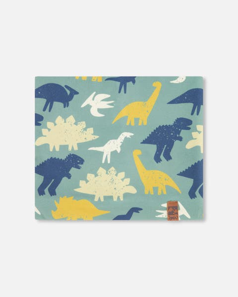 Stretch Jersey Dinosaur Print Neck Tube (Baby)