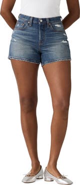 Levi's 501® Curve Ripped Mid Rise Denim Shorts