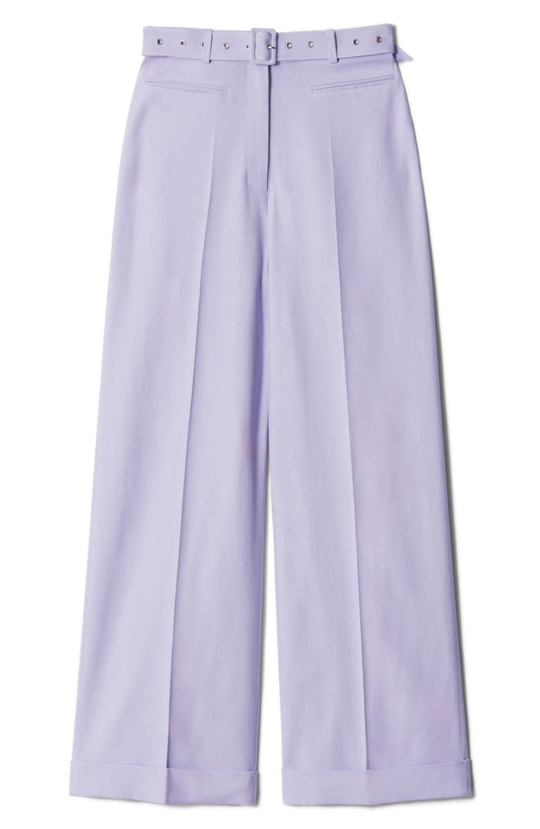 & Other Stories Belted Pants, Alternate, color, Lilac Purple Dusty