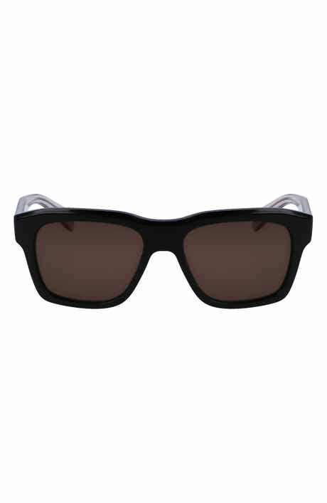 FERRAGAMO 56mm Polarized Rectangular Sunglasses