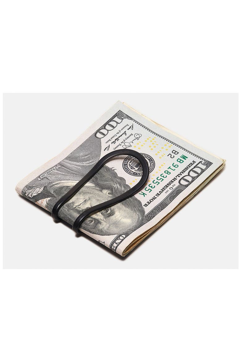 Station Titanium Money Clip, Alternate, color, VAPOR BLACK
