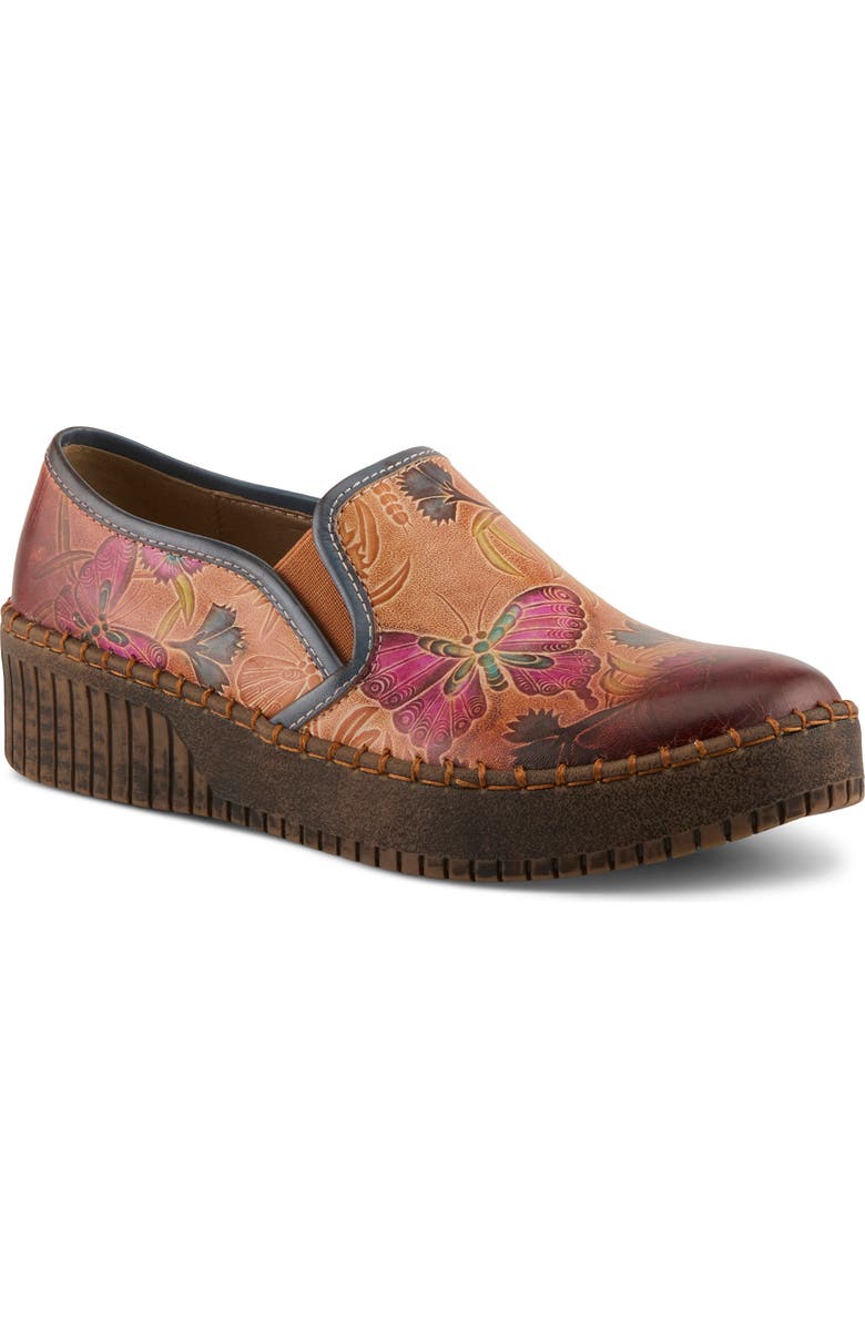 L'Artiste by Spring Step Priela Slip-On Sneaker, Main, color, Camel Multi