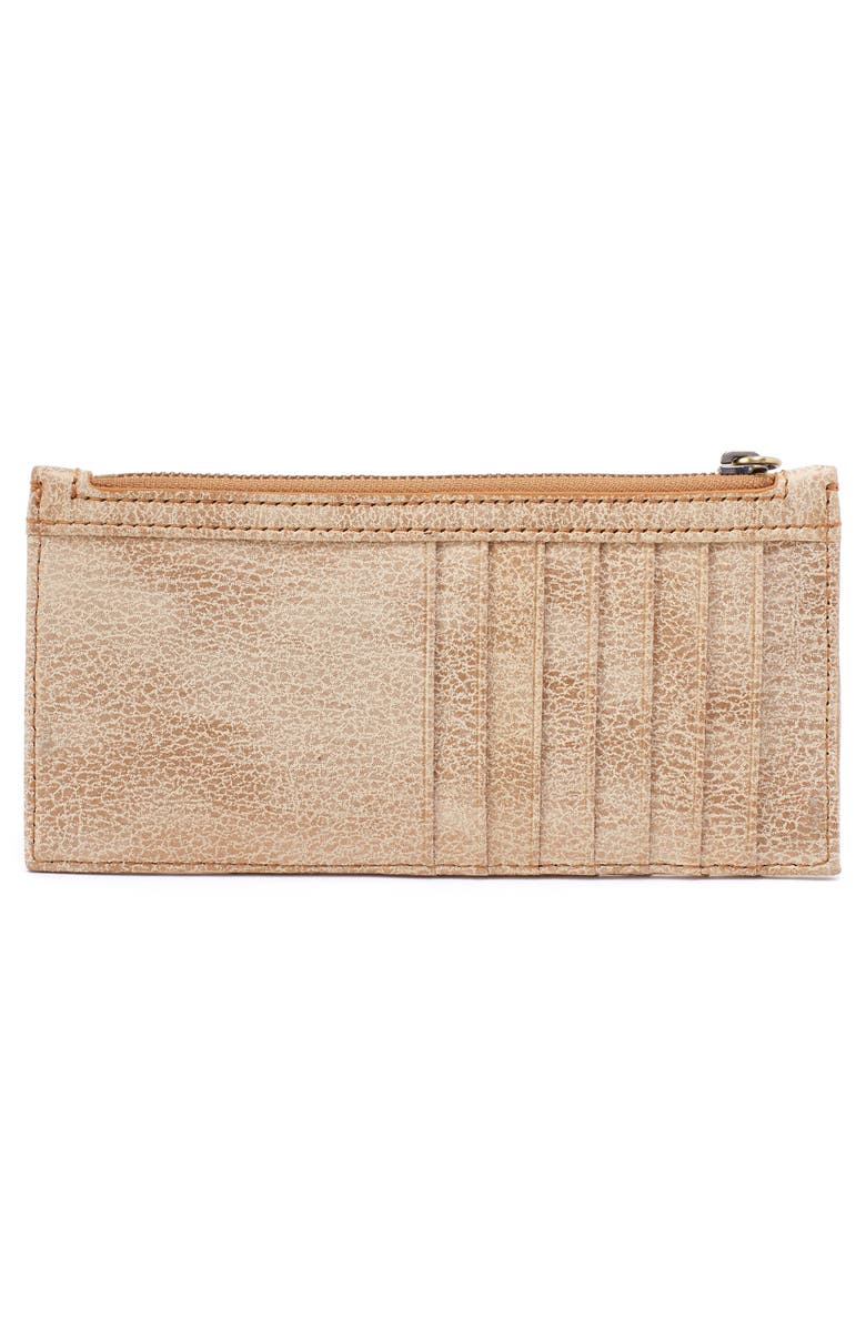 HOBO Carte Leather Wallet, Alternate, color, Gold Leaf