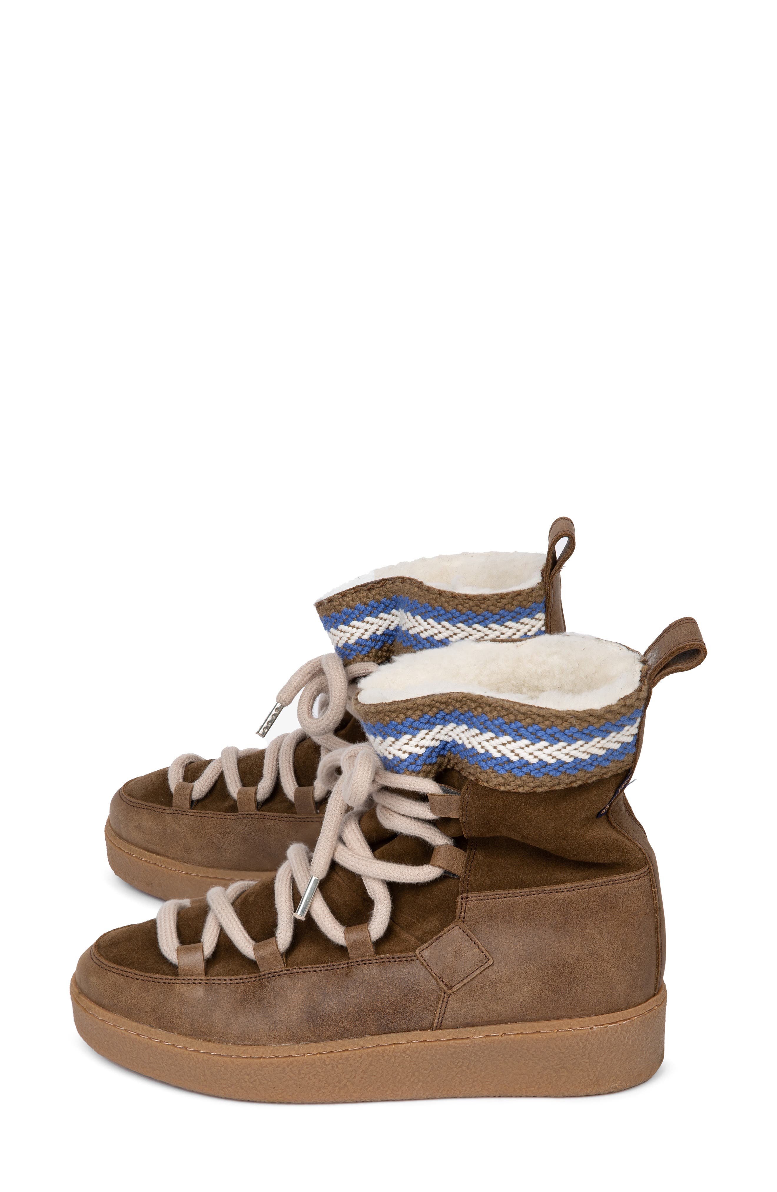 Penelope Chilvers Cosmos Wool Lined Bootie, Alternate, color, Brown