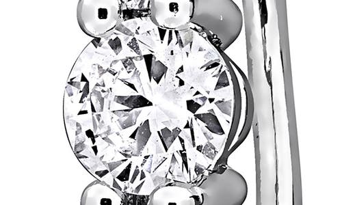 Created Forever 1 Ct Lab Grown Diamond Tw Charm Earrings Silver In White