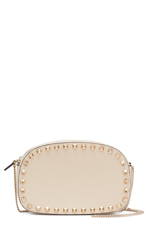 Mini Rockstud Leather Crossbody Bag