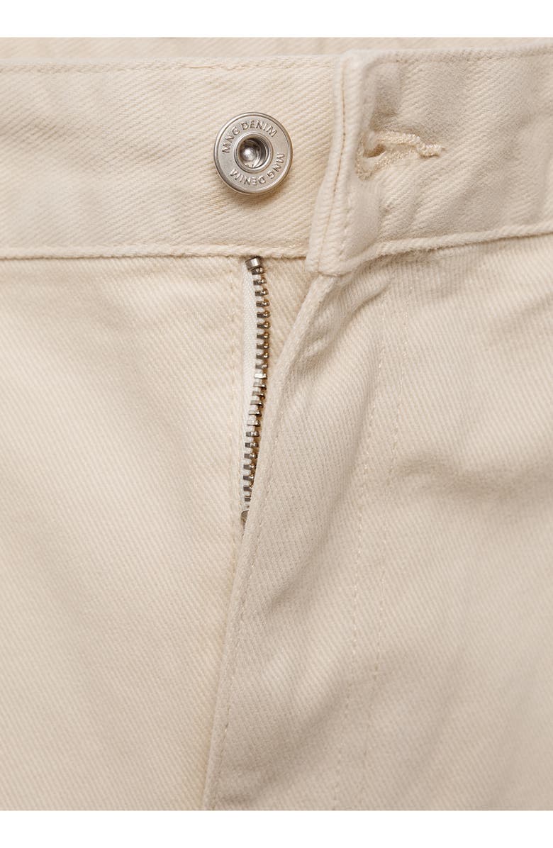 MANGO Tapered Jeans, Alternate, color, Ecru