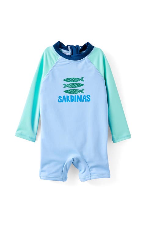 Baby Long Sleeve All In One Swimsuit