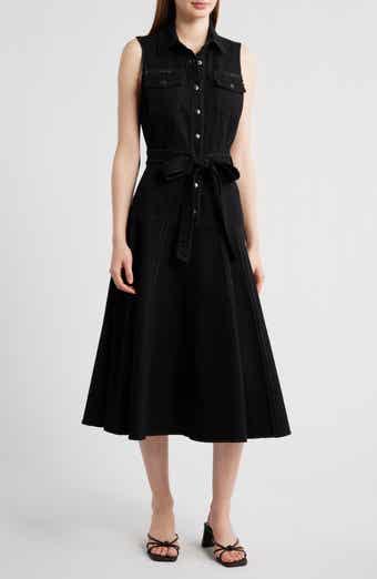 Brixton Tie Waist Midi Shirtdress