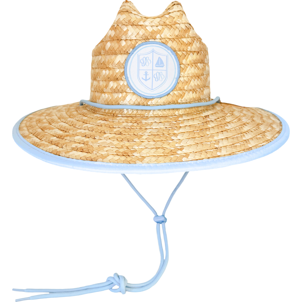 Bits & Bows Lifeguard Straw Hat In Brown