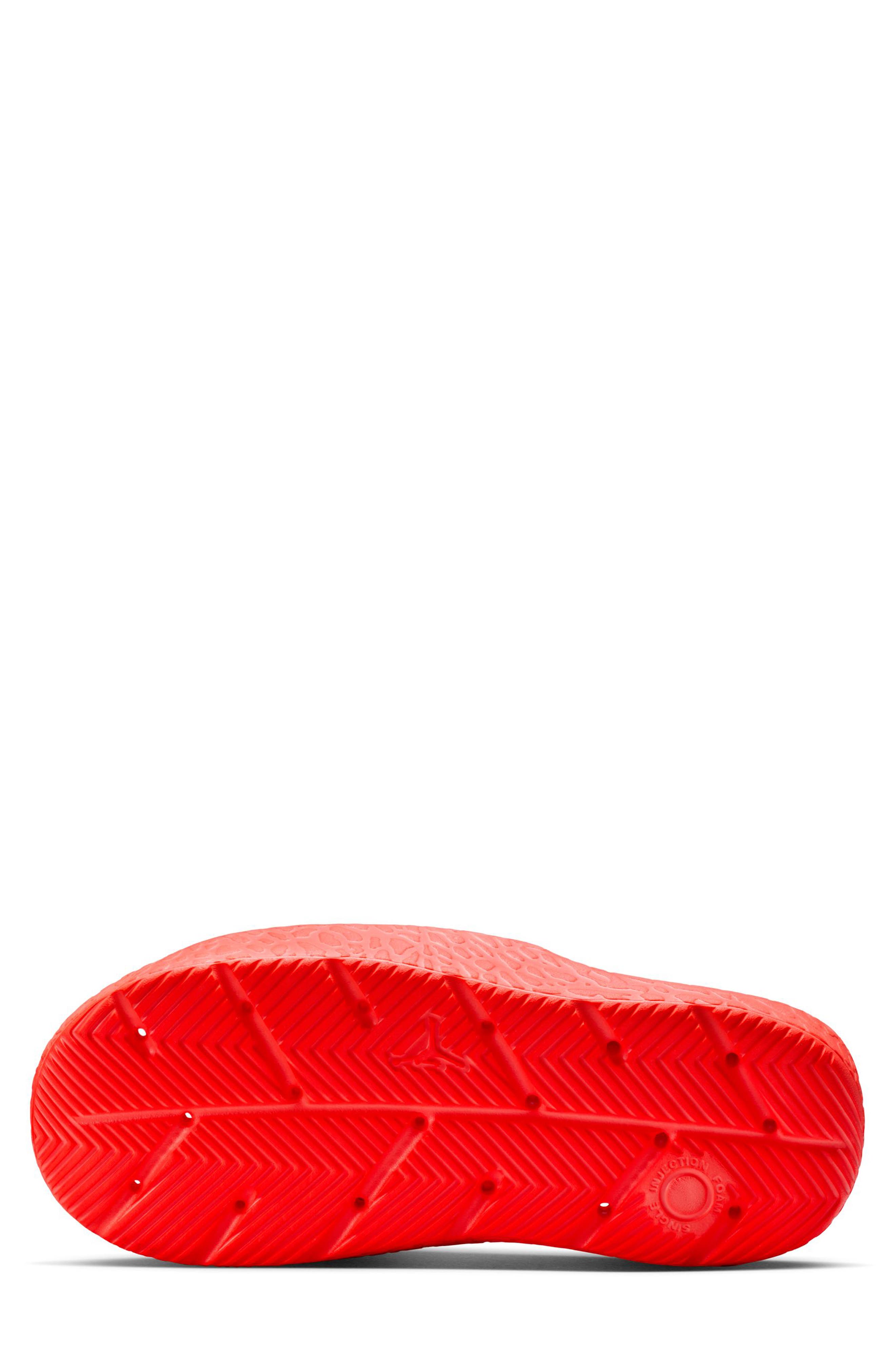 Jordan Franchise Shower Slide, Alternate, color, Hot Lava/ Black