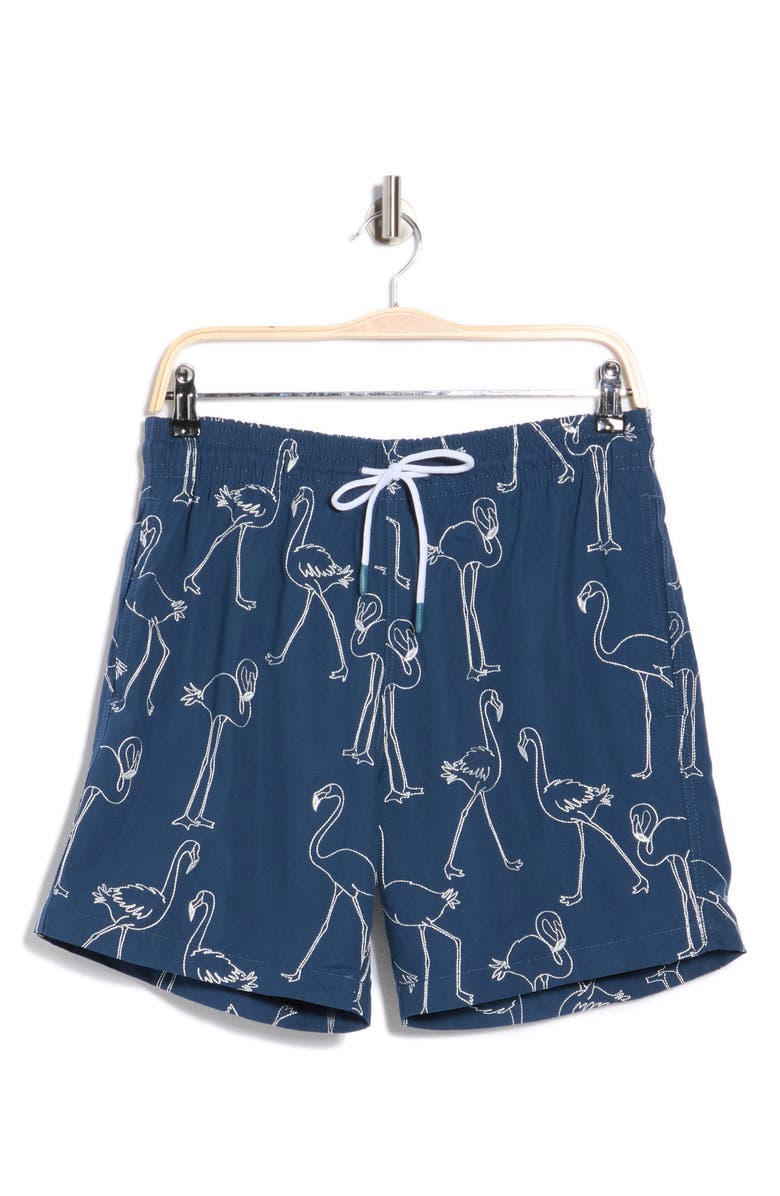 Trunks Surf & Swim Co. Sano 6.5-Inch Swim Shorts, Main, color, Dark Blue