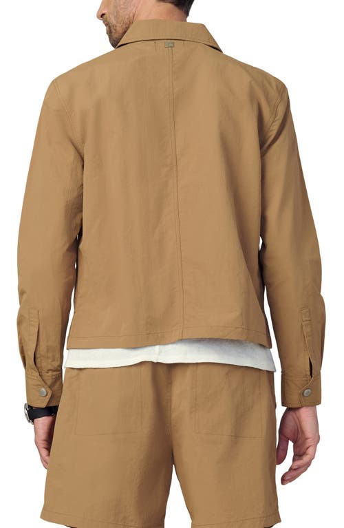 Joe's Modern Utilitarian Water Resistant Nylon Jacket In Whiskey