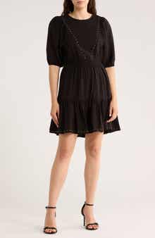 Ellen Tracy Stud Tiered Dress