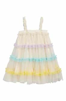 Ava & Yelly Kids' Cupcake Mesh Dress