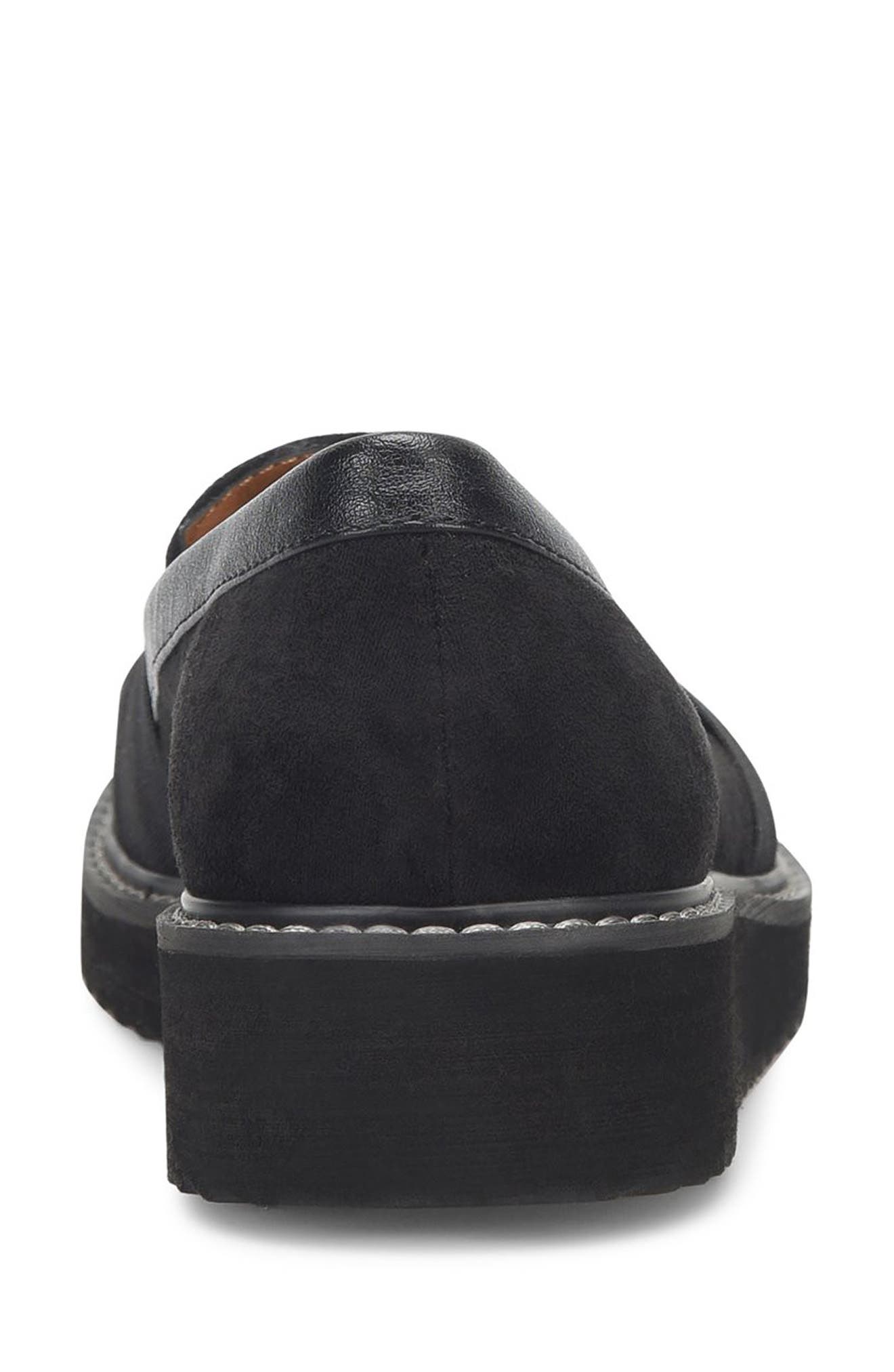 EUROSOFT Lanette Loafer, Alternate, color, Black/ Black