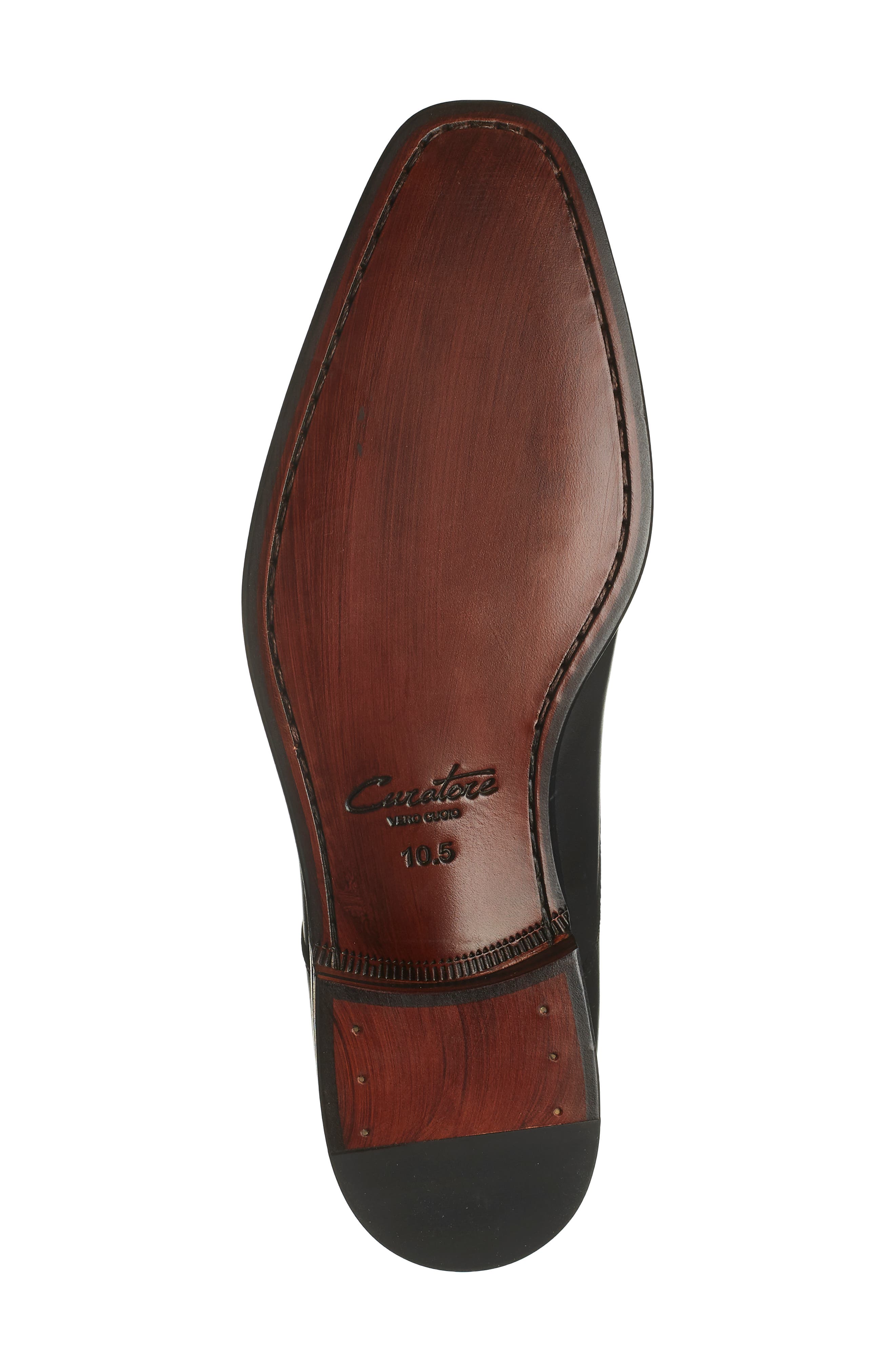 Men\'s Curatore Lecce Apron Toe Leather Derby Size 10 in Caffe CURATORE Lecce Apron Toe Leather Derby (Men) | Nordstromrack main image 4