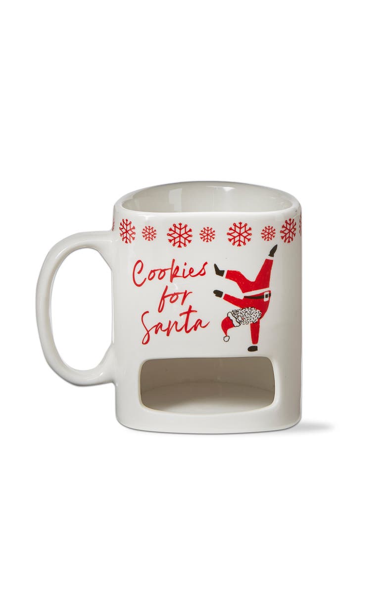 tag Christmas Cookies For Santa Mug Bone China Dishwasher Safe, Main, color, Multicolored