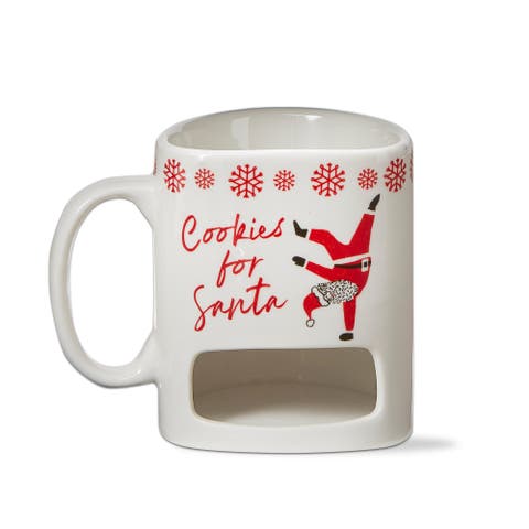 Christmas Cookies For Santa Mug Bone China Dishwasher Safe