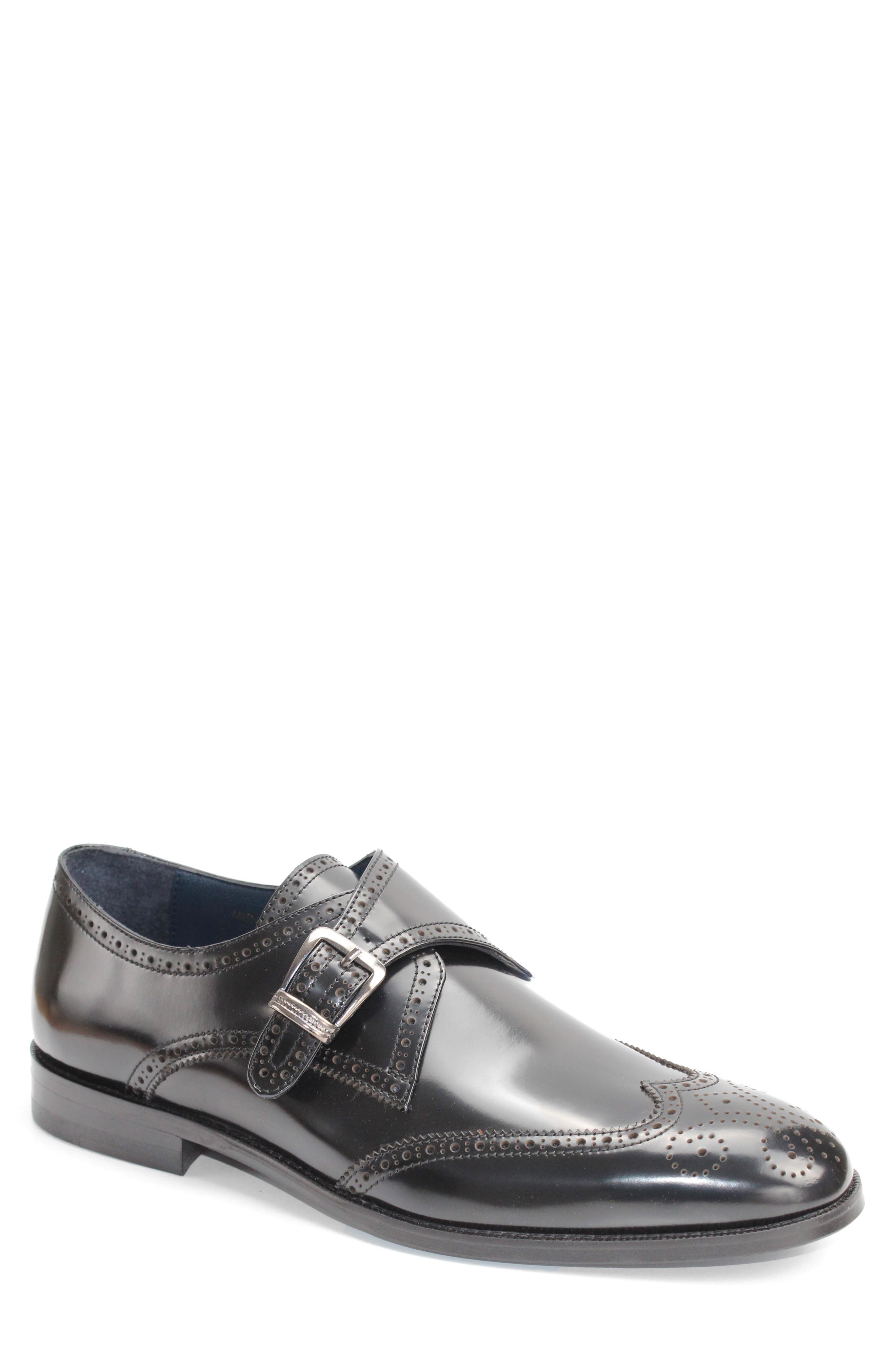 VELLAPAIS Stanley Wingtip Monk Shoe