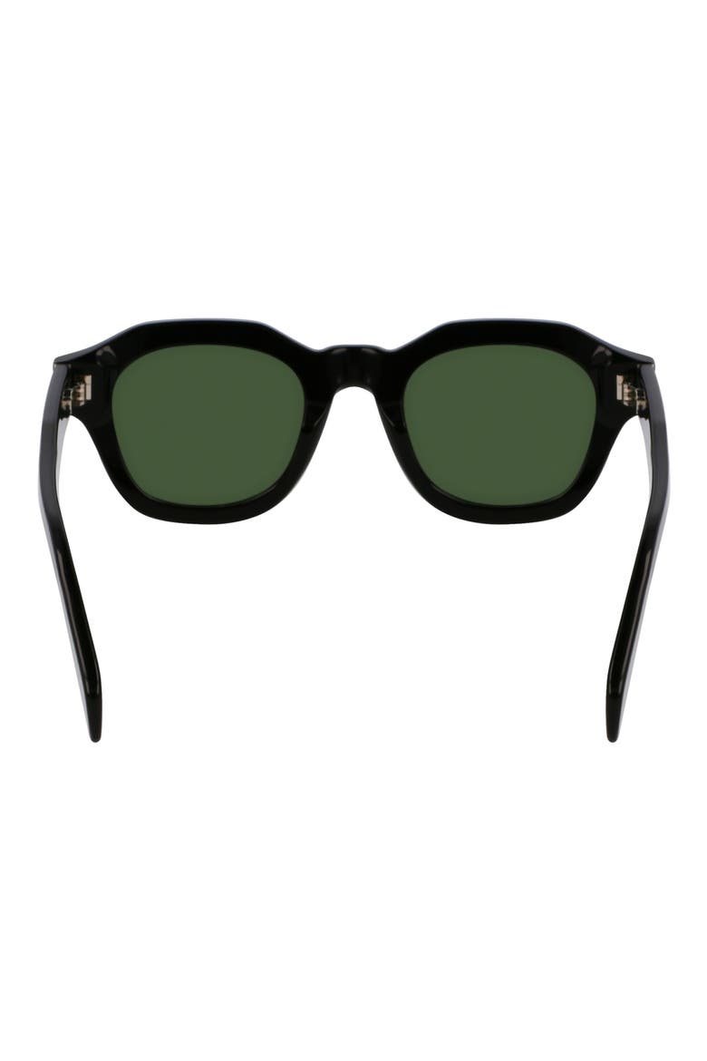 Lyford 48mm Small Modified Rectangular Sunglasses, Alternate, color, BLACK