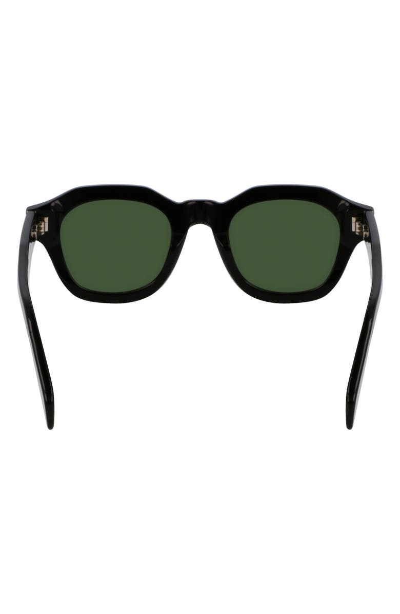 Paul Smith Lyford 48mm Small Modified Rectangular Sunglasses, Alternate, color, Black