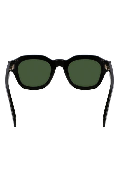 Paul Smith Lyford 48mm Small Modified Rectangular Sunglasses In Black