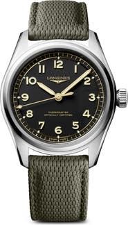 Longines Spirit Pilot NATO Strap Watch, 39mm