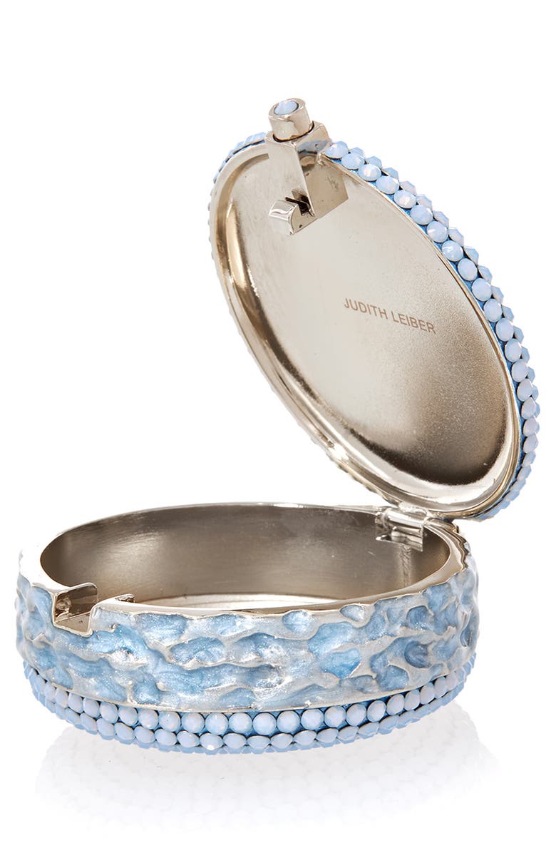 JUDITH LEIBER COUTURE Judith Leiber Macaron Crystal Pillbox, Alternate, color, 