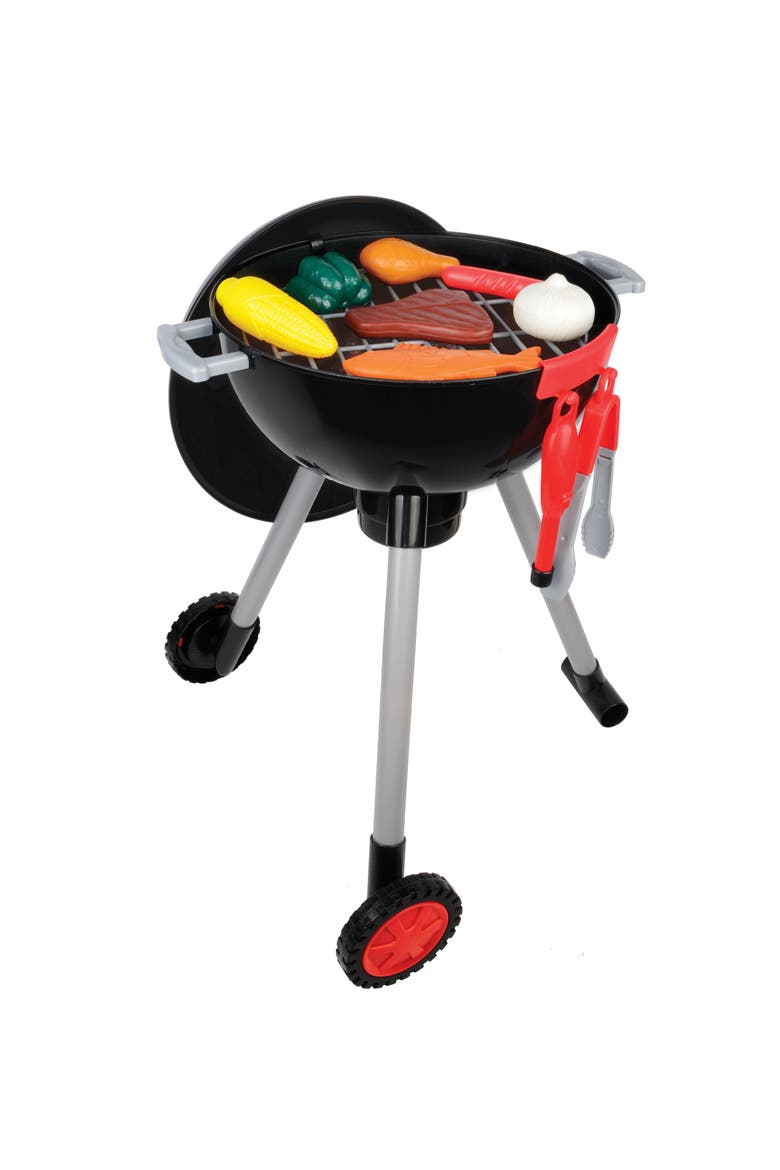 Light & Sound Barbeque Grill Set, Alternate, color, Black